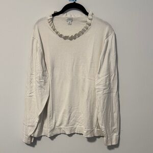 J. Crew Ruffleneck Sweater